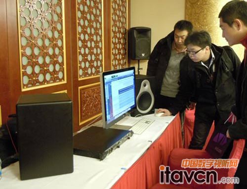 发布会现场m-audio